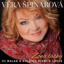 Věra ŠPINAROVÁ Zóna lásky 21 balad a dalších písní o lásce CD 